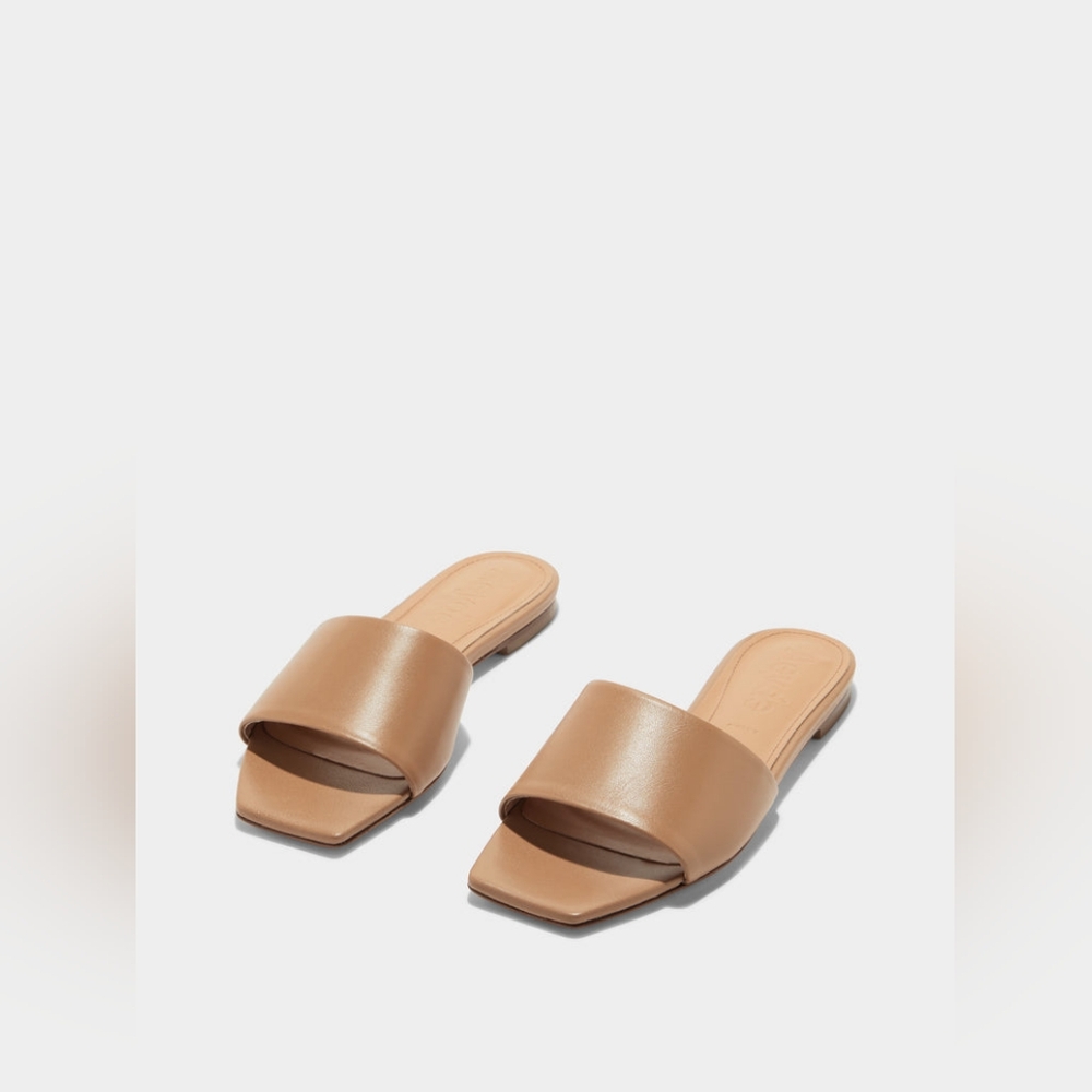 Aeyde Anna Sandals In Hazelnut Size 37